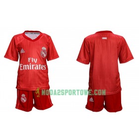 Koszulka Real Madryt Dziecięcy Trzeci Stroje Piłkarskie 2018/19 Krótki Rękaw